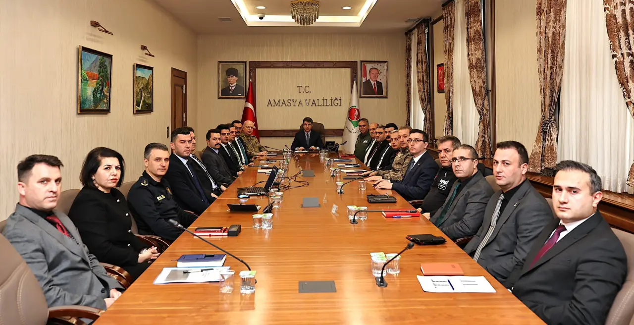 Amasya’da Asayiş Toplantısı Gerçekleştirildi 1