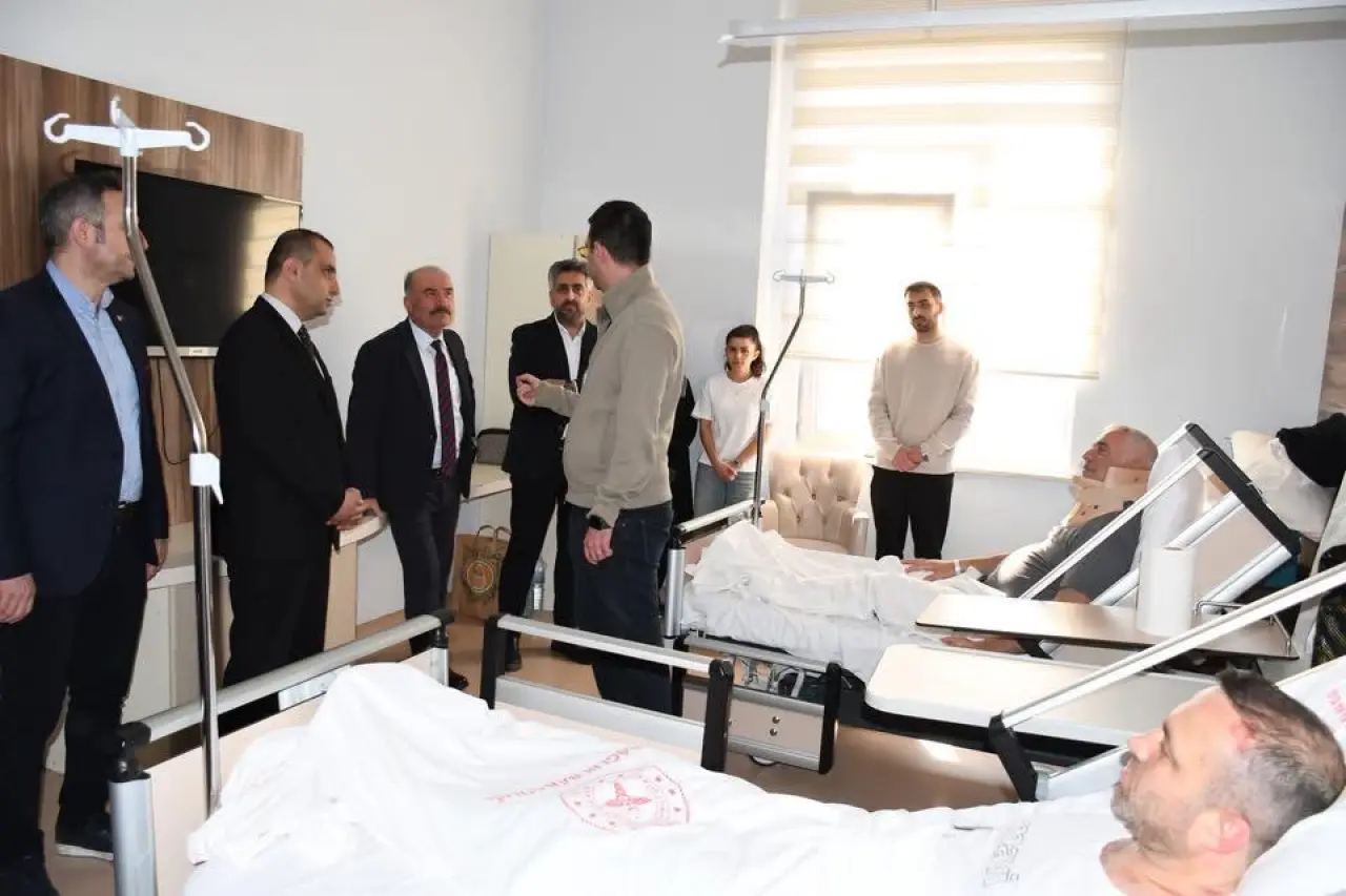 Çorum Valisi Çalgan’dan Yaralı Personele Geçmiş Olsun 2