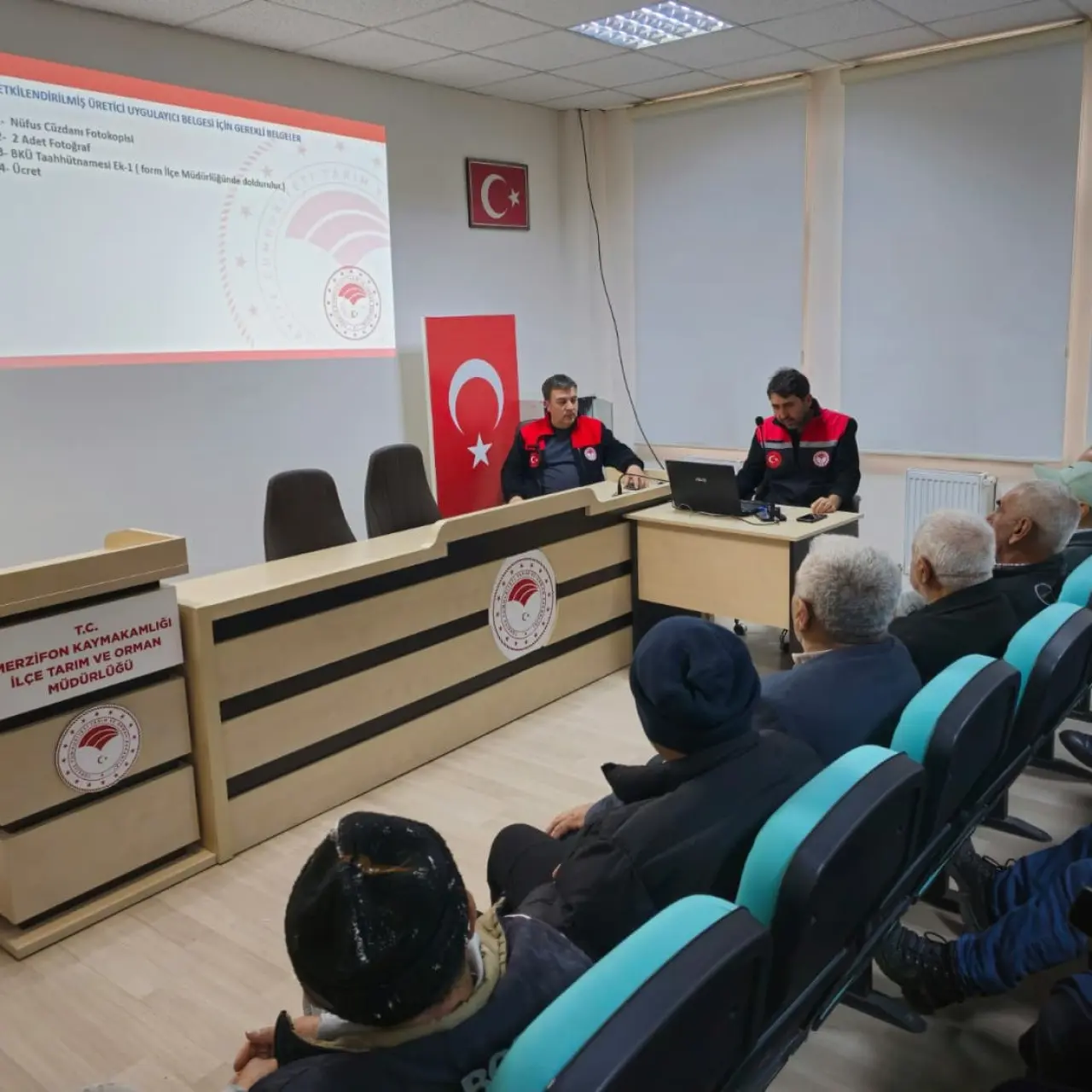 Merzifon’da Üreticilere Bitki Koruma Eğitimi 1