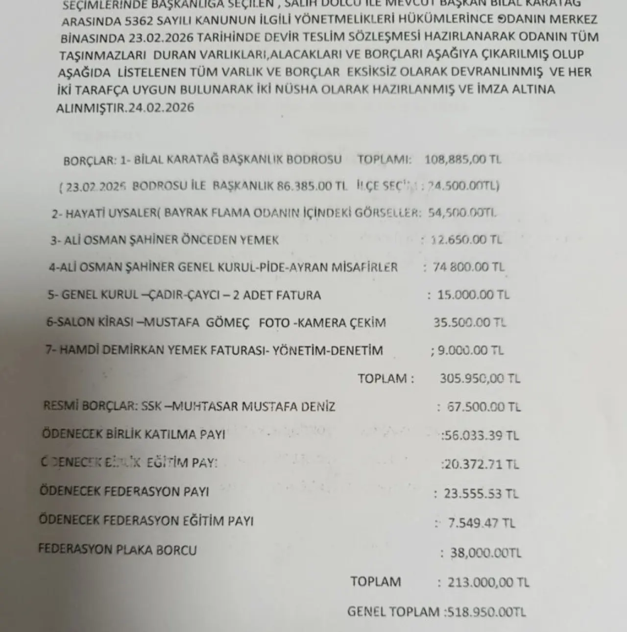 Osmancık Şoförler Odası’nda Tartışmalı Devir 3