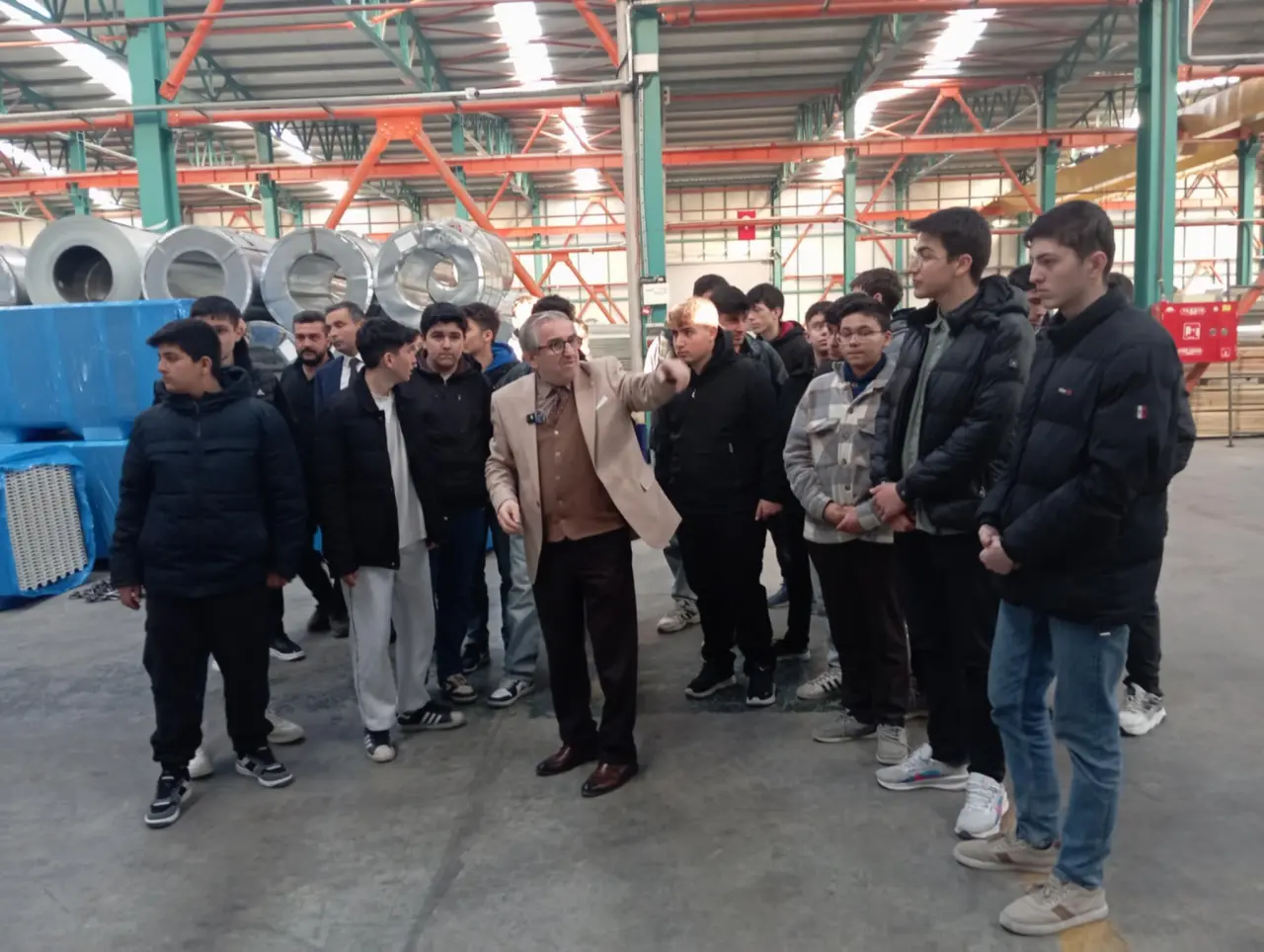 Merzifon MTAL Öğrencileri Tekman Metal’de Üretimi Yerinde Gördü 6