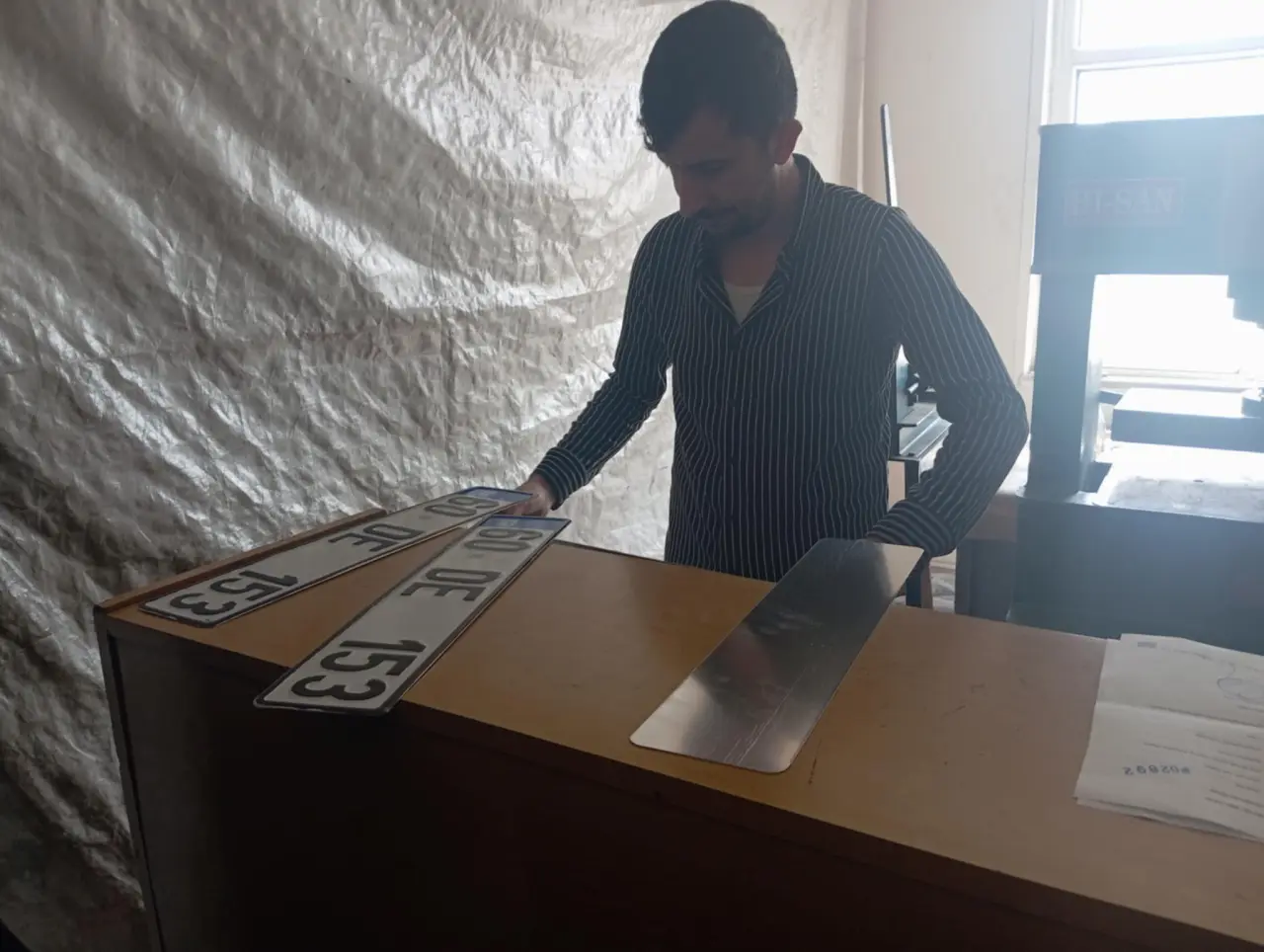 Merzifon Şoförler Odası’nda Plaka Yoğunluğu 2
