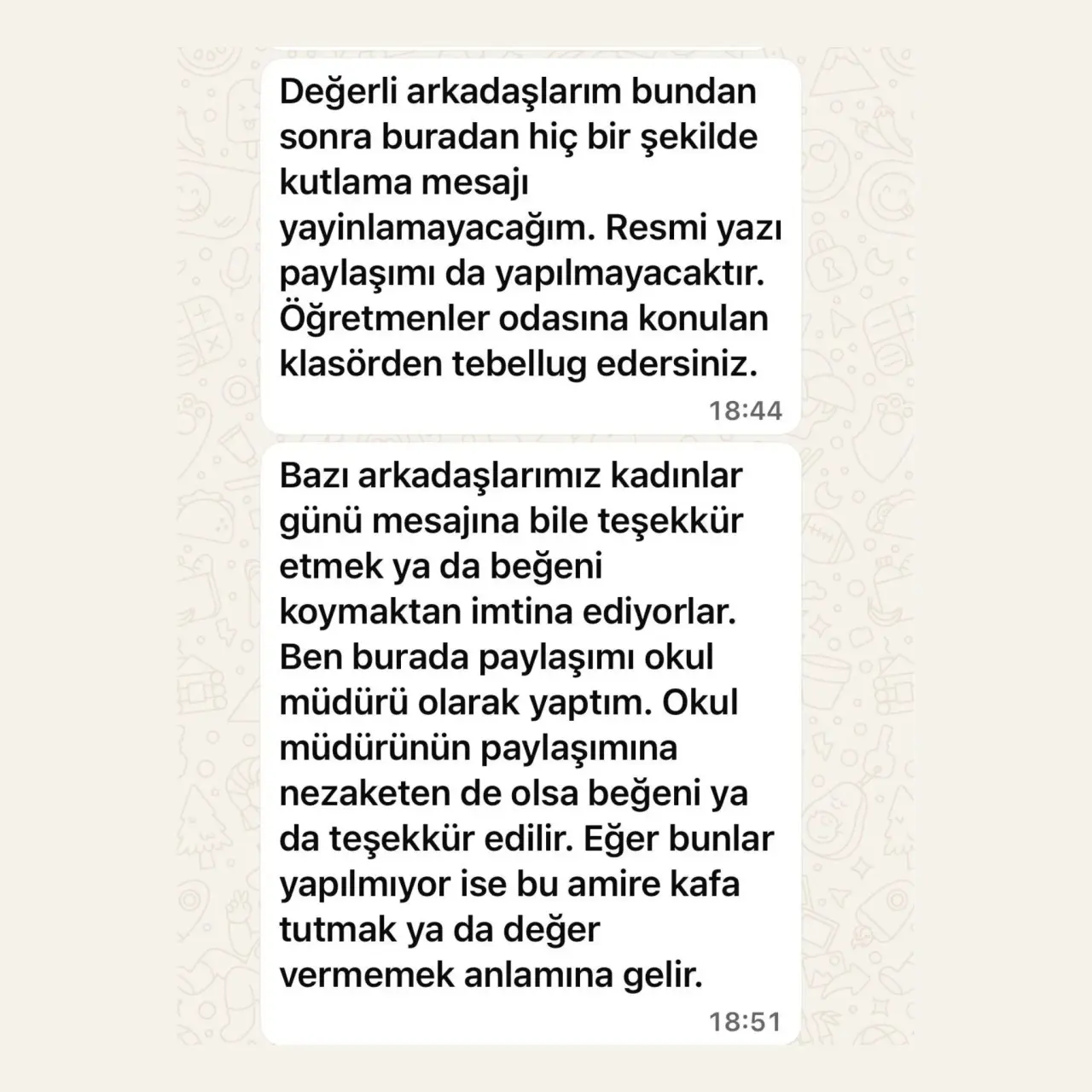 “Beğenmediniz” Diye Yazı Gönderdi, Görevden Alındı 3