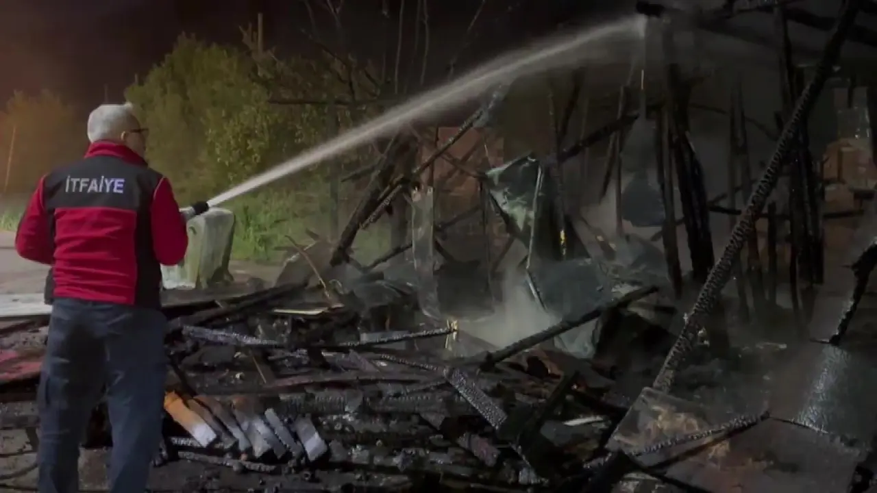 Amasya’da Korkutan Yangın! 1