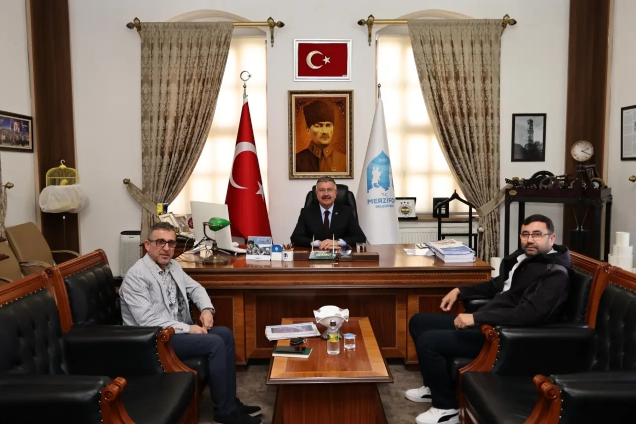 Başkan Kargı Konuklarını Ağırladı 1