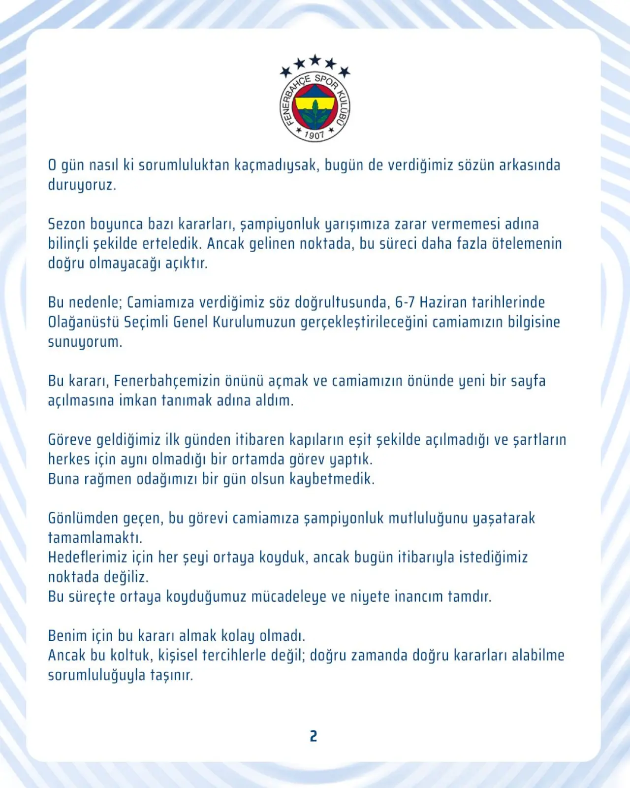Fenerbahçe’de Şok Karar 4