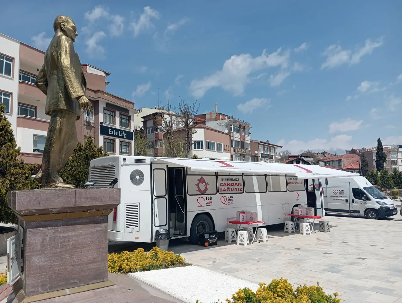 Türk Kızılay'ı Merzifon'da Bağışçılarını Bekliyor 1