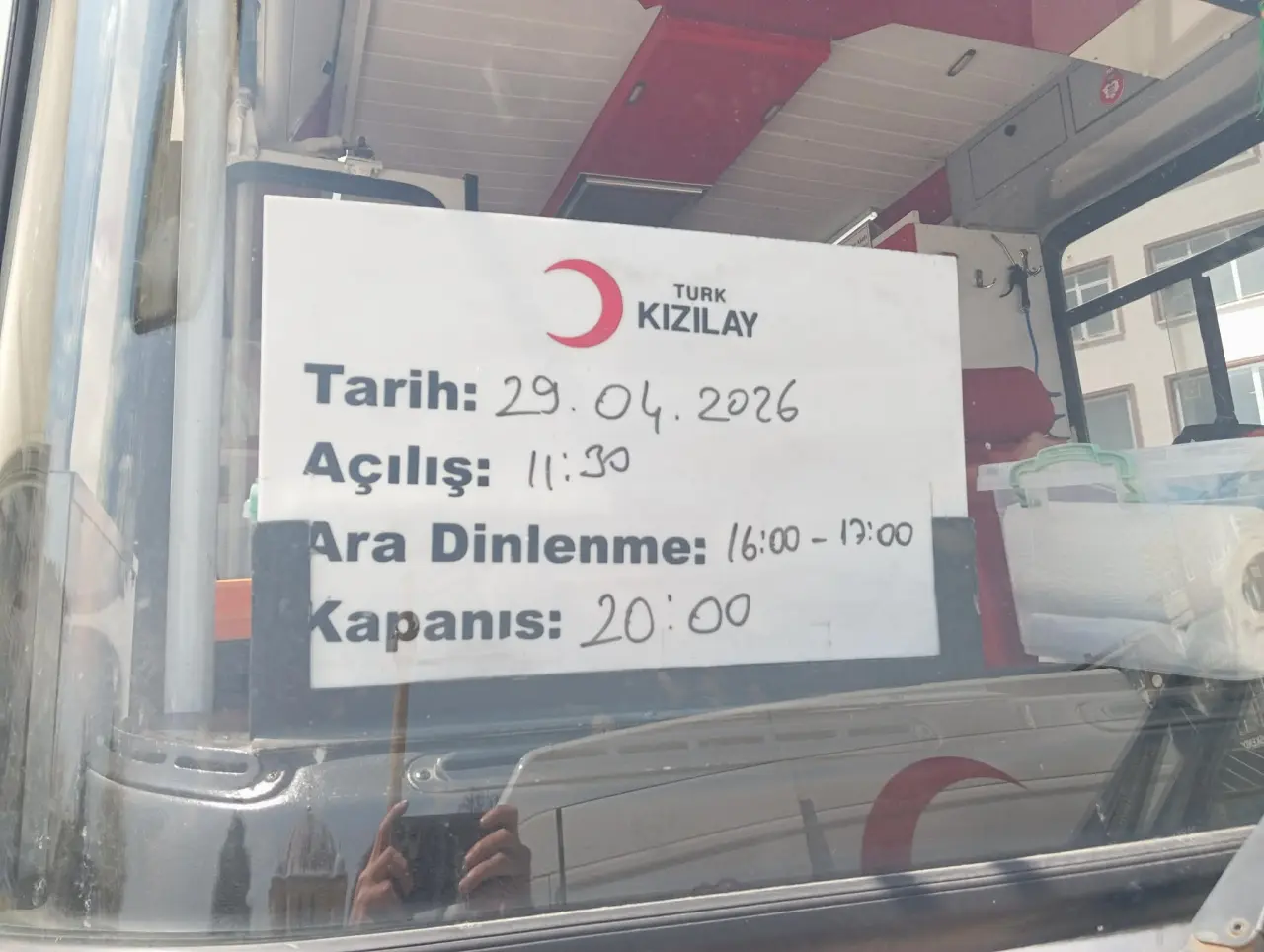 Türk Kızılay'ı Merzifon'da Bağışçılarını Bekliyor 4