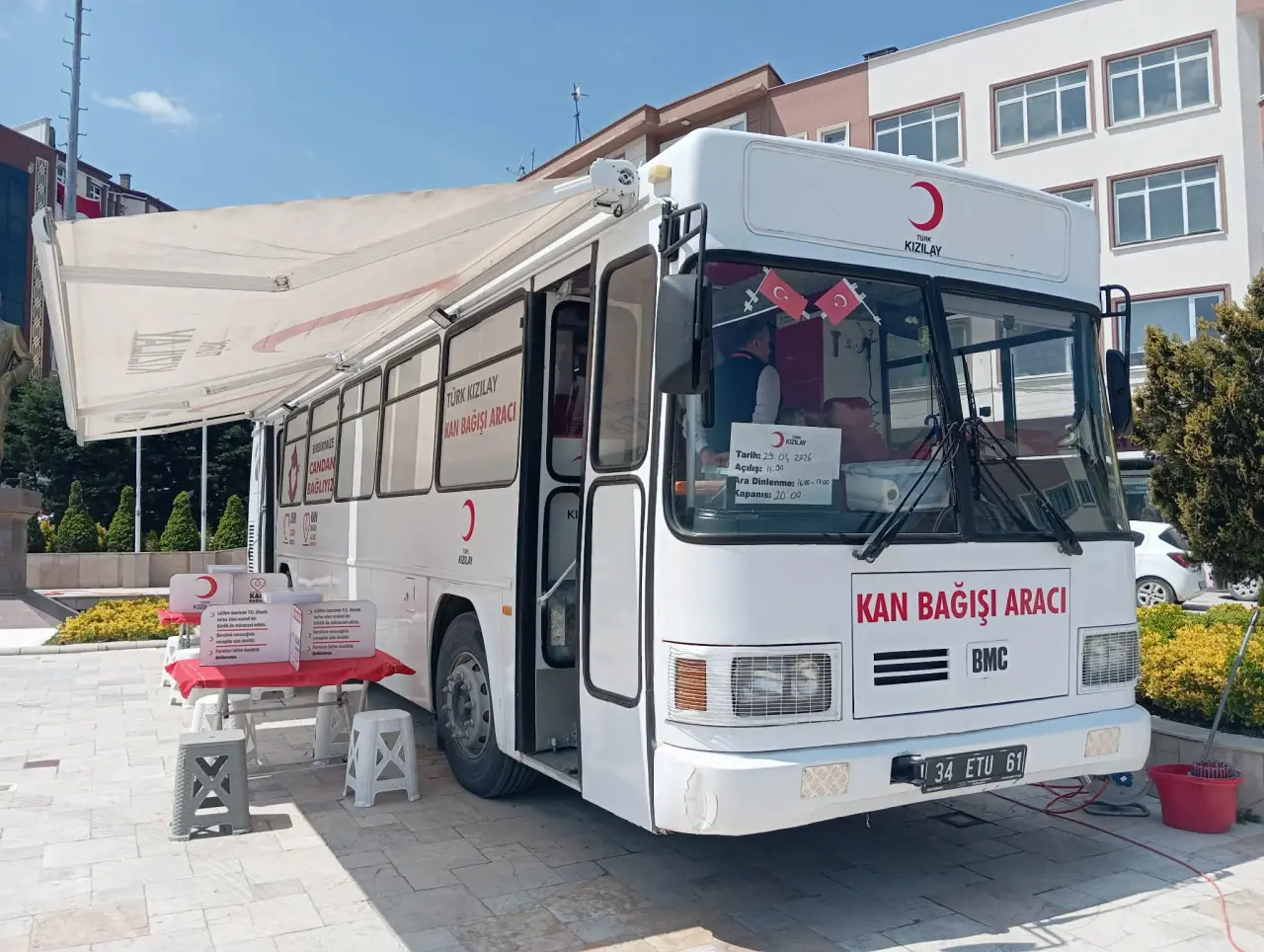 Türk Kızılay'ı Merzifon'da Bağışçılarını Bekliyor 3