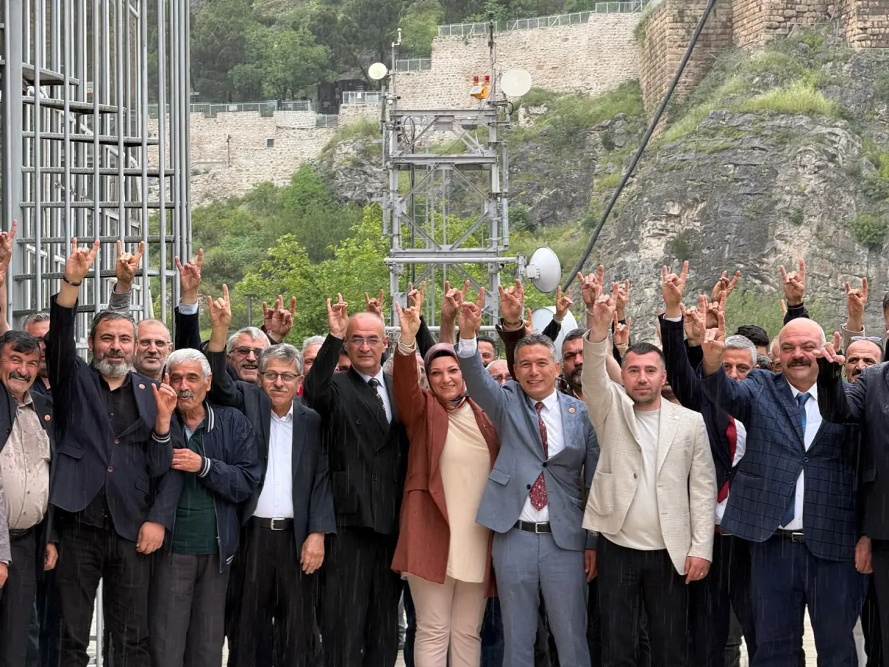 Amasya MHP İl Başkanlığında Bayram Buluşması 7