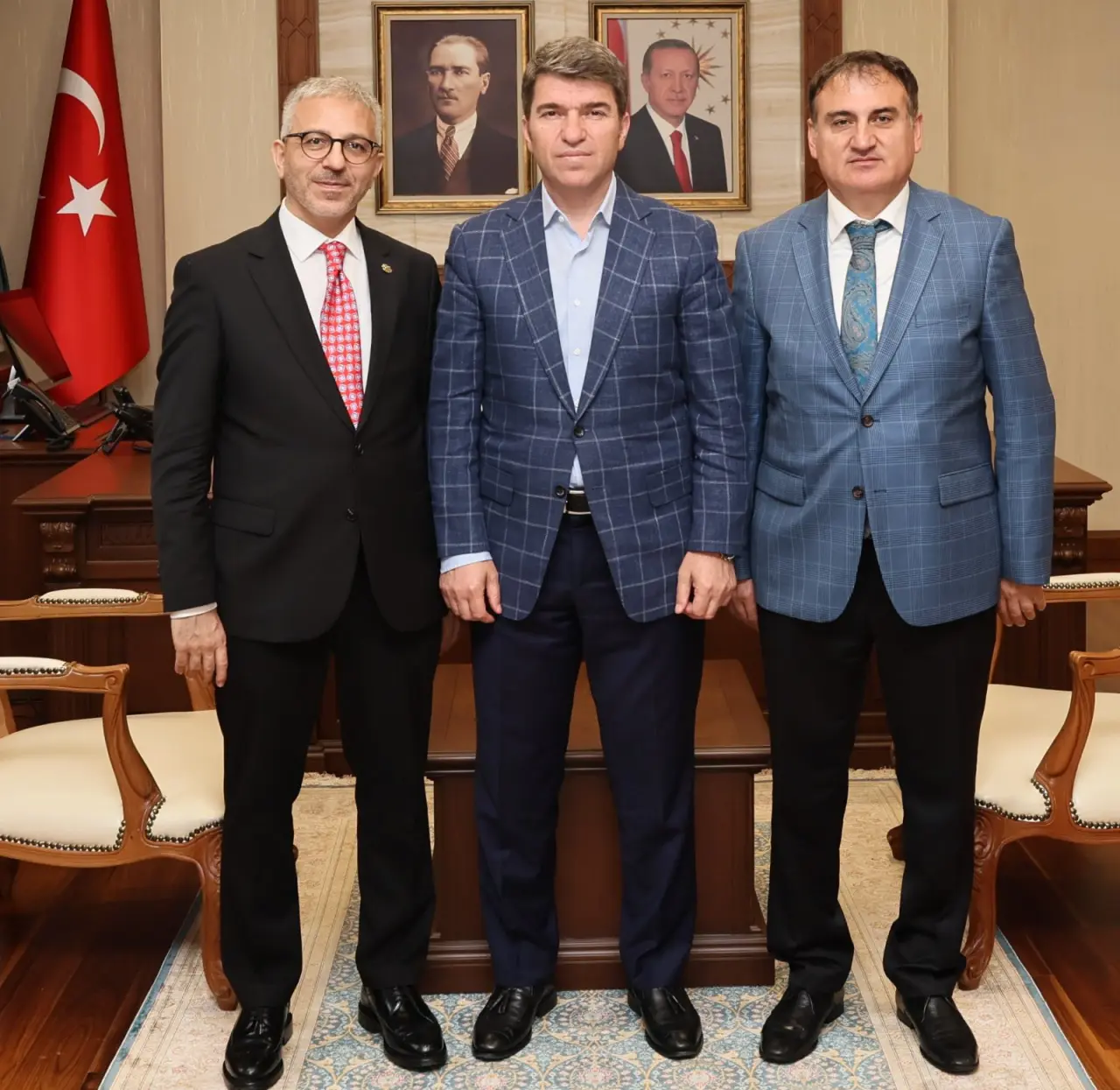 Amasya Valiliği’nde Yoğun Ziyaret Trafiği 4