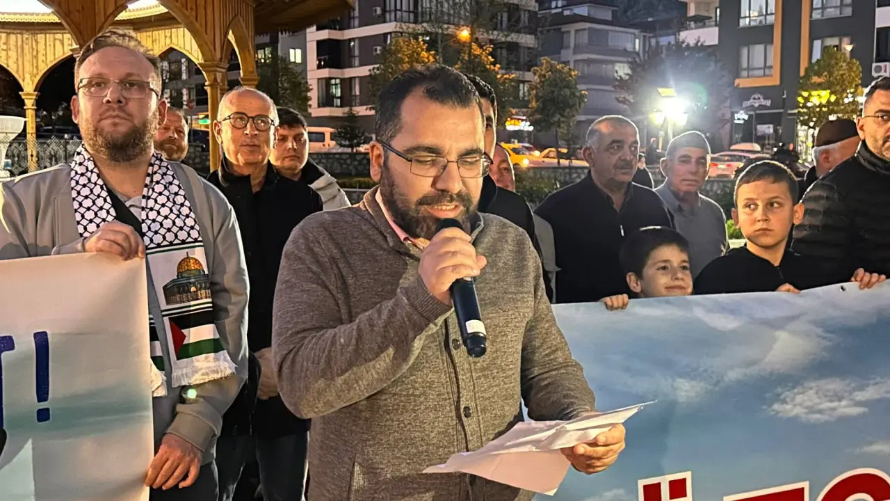 Amasya’da Filistin’e Destek Sesi 1