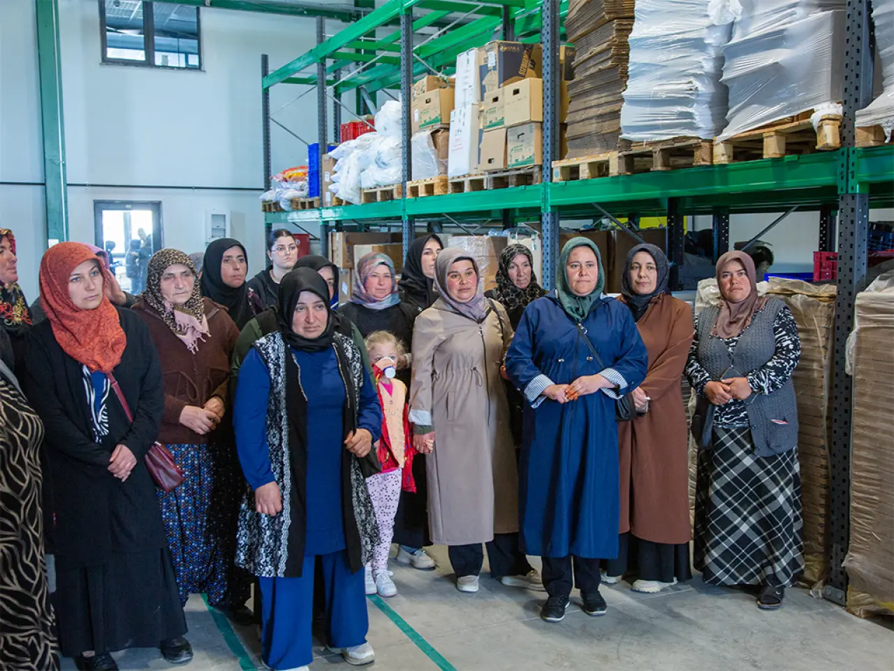 Amasya'da Üreten Kadınlar Tesisi İnceledi 2