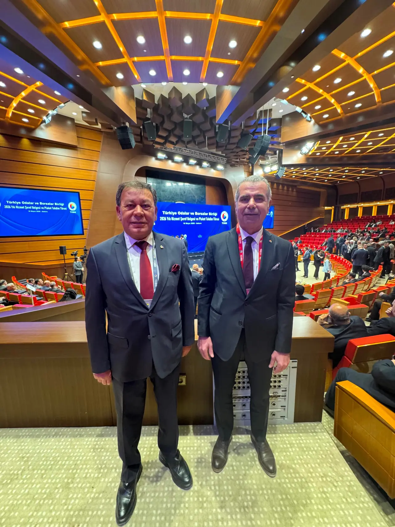 Başkan Almaç ve Karaduman TOBB Töreninde 1