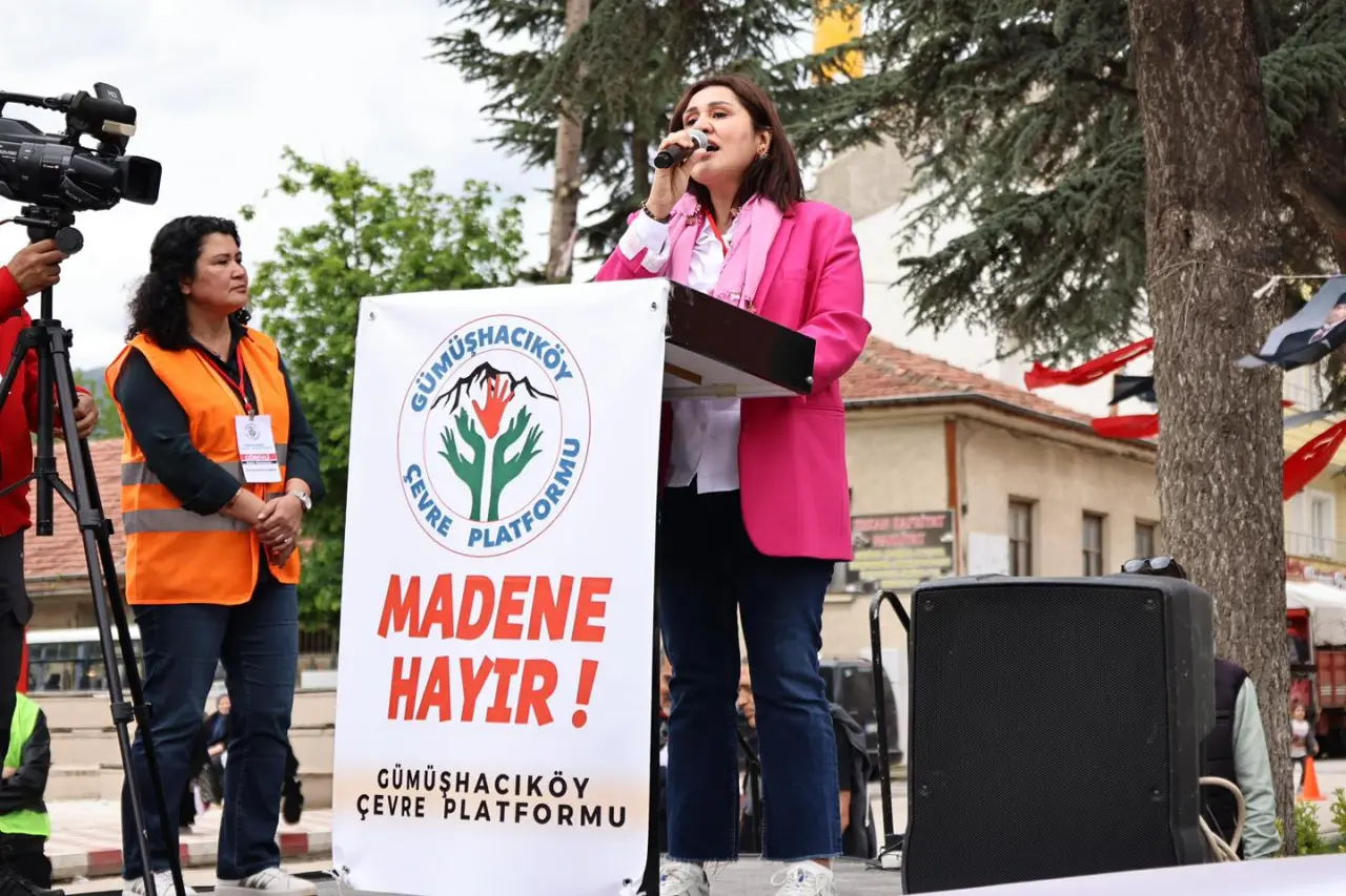 Gümüşhacıköy’de “Madene Hayır” Yürüyüşü 8