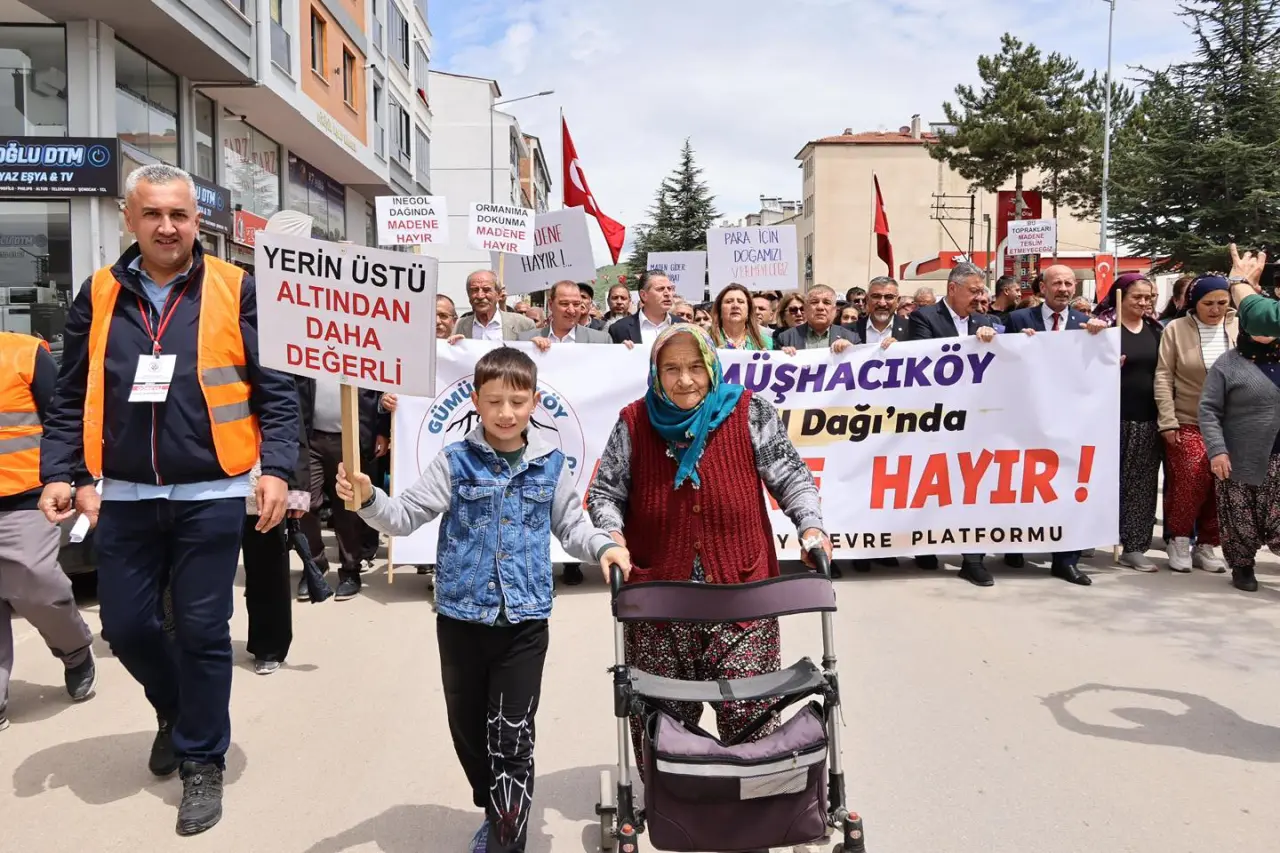 Gümüşhacıköy’de “Madene Hayır” Yürüyüşü 3