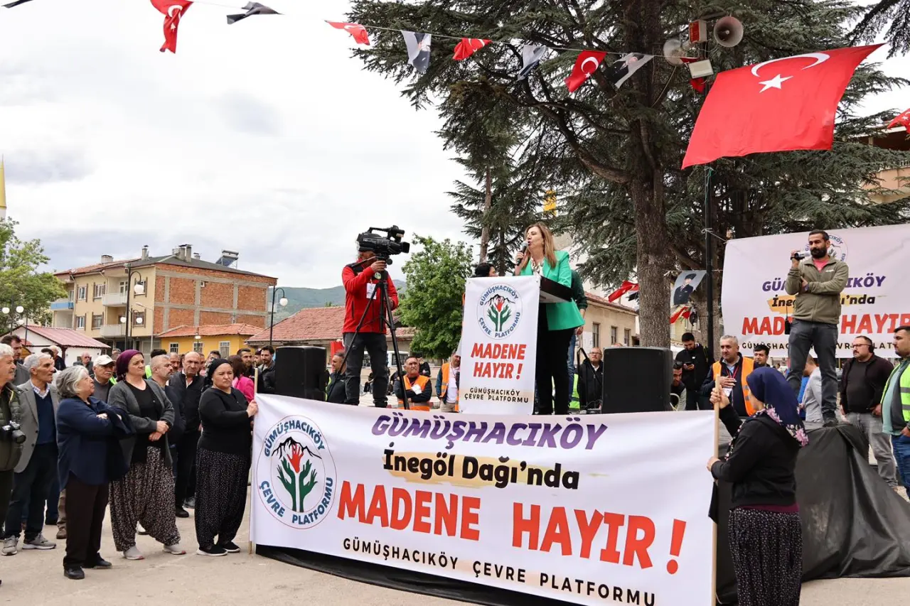 Gümüşhacıköy’de “Madene Hayır” Yürüyüşü 9