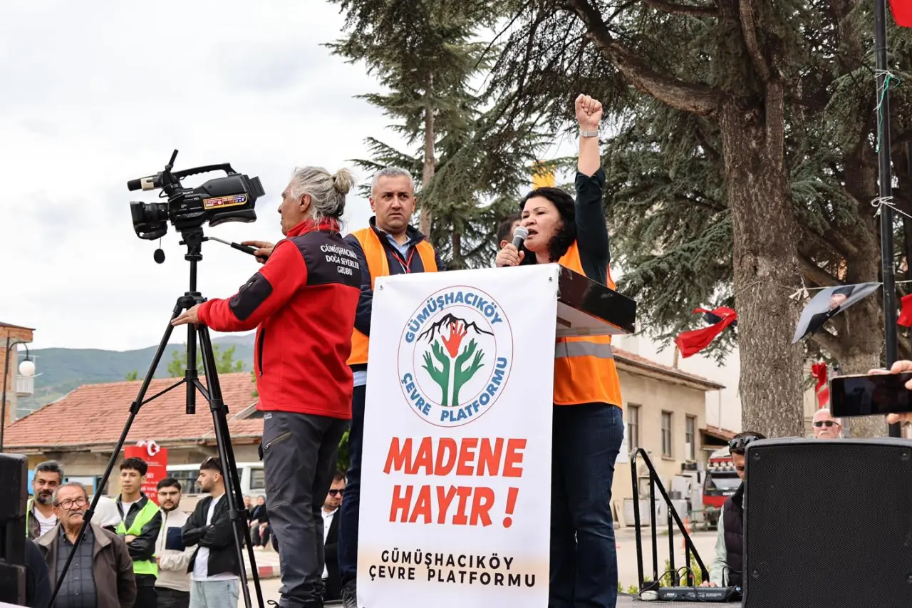 Gümüşhacıköy’de “Madene Hayır” Yürüyüşü 7