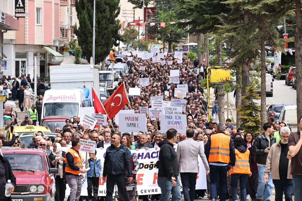 Gümüşhacıköy’de “Madene Hayır” Yürüyüşü 4