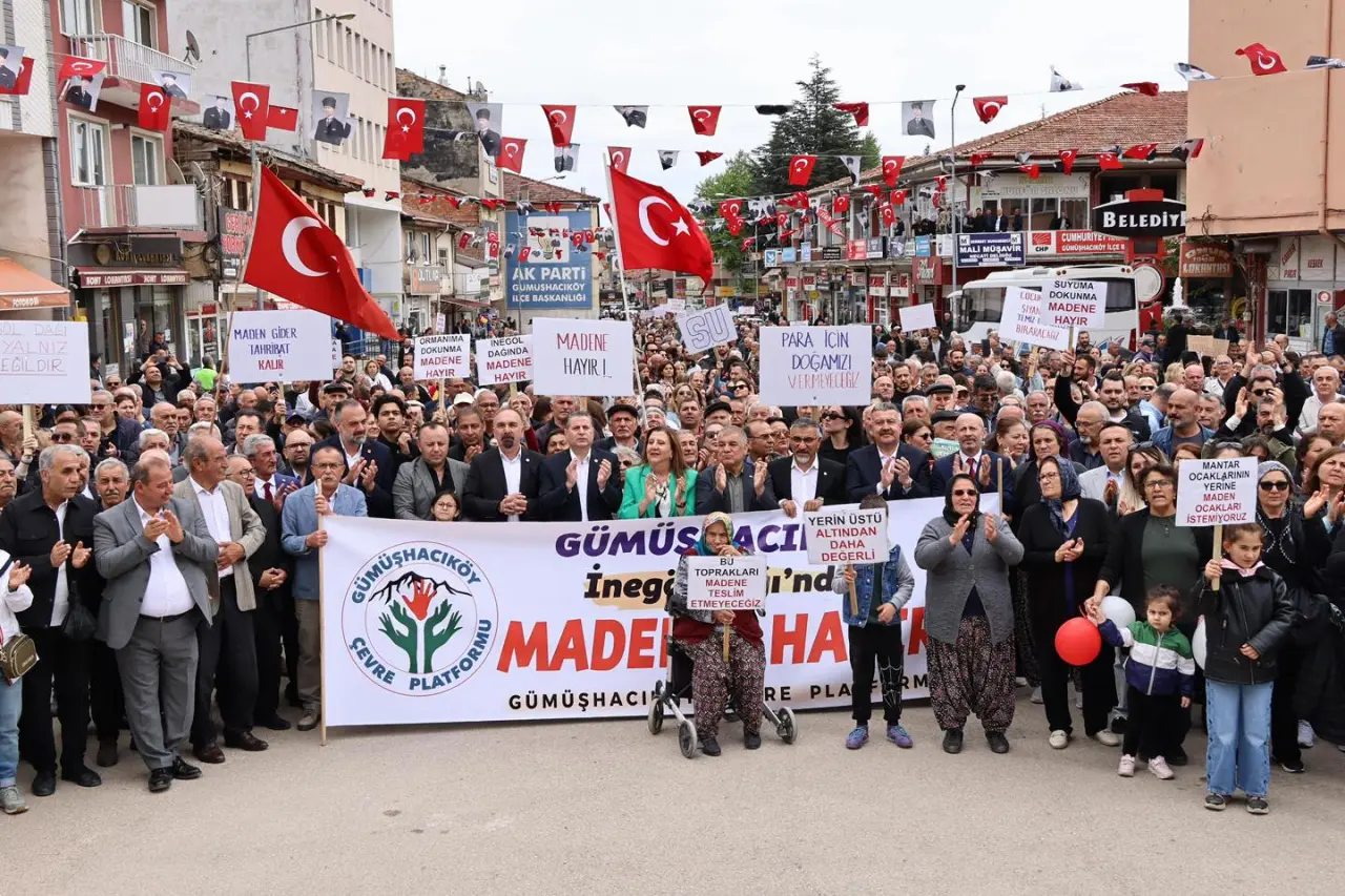 Gümüşhacıköy’de “Madene Hayır” Yürüyüşü 12