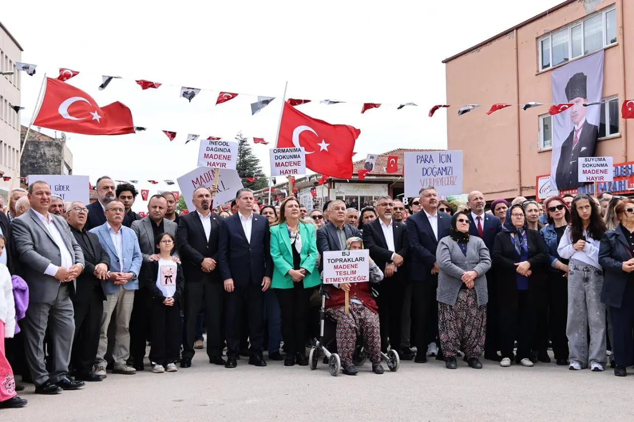 Gümüşhacıköy’de “Madene Hayır” Yürüyüşü 6