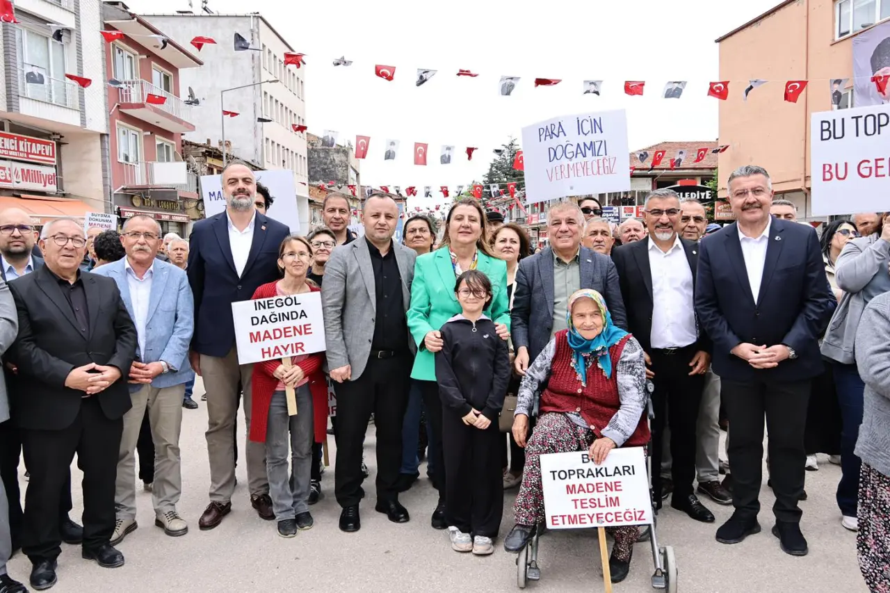 İnegöl Dağı İçin Tek Ses: “Maden İstemiyoruz” 1