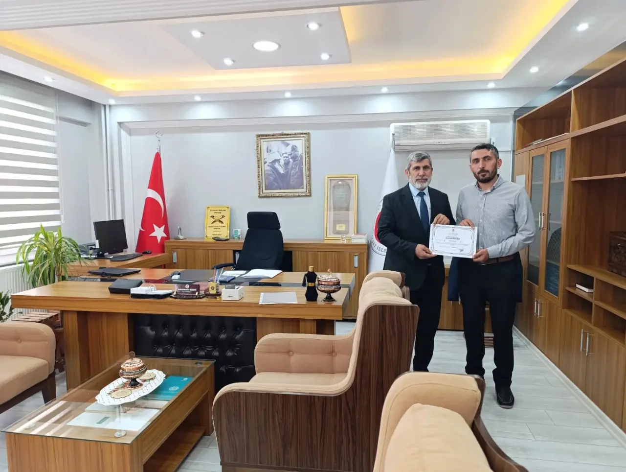 Merzifon Müftülüğü’nde Başarı Belgeleri Takdim Edildi 1