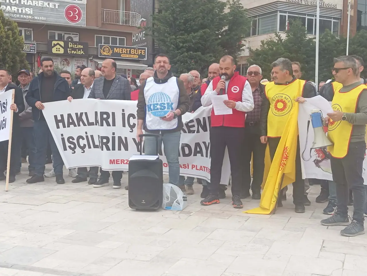 Merzifon’da 1 Mayıs Çağrısı: “Birleşelim, Değiştirelim” 1