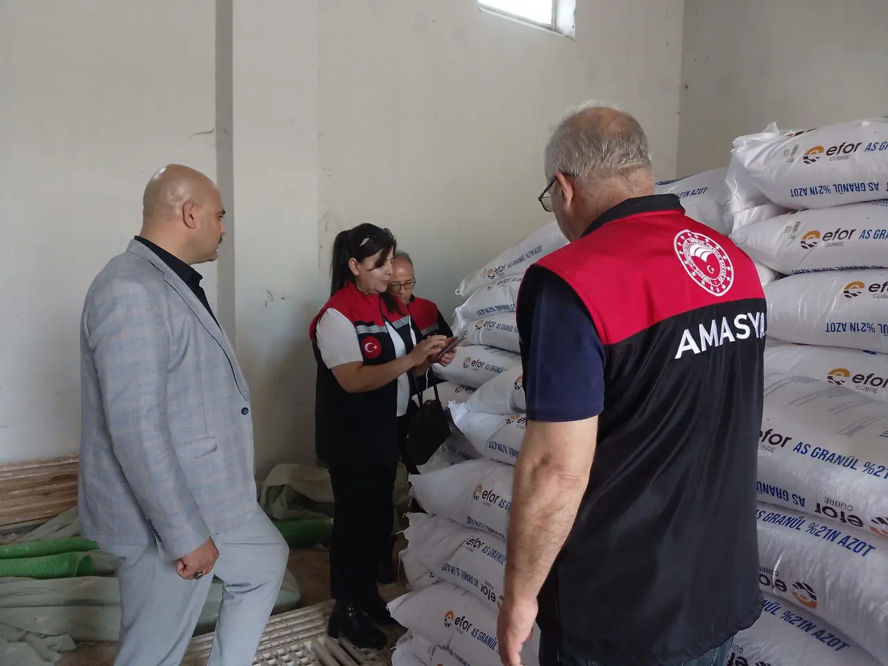 Merzifon’da Gübre Bayilerine Sıkı Denetim 1
