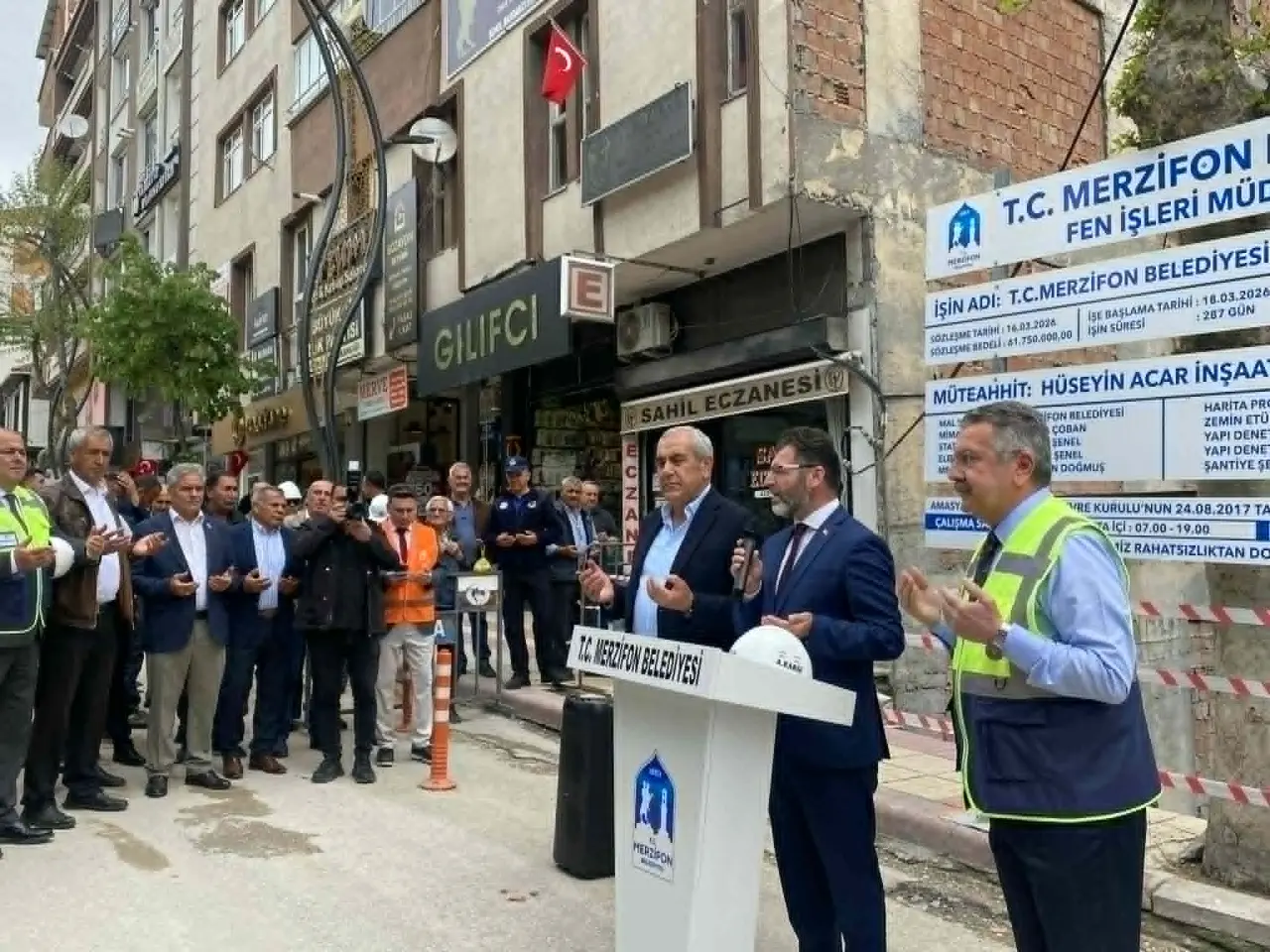 Merzifon'da İş ve Yaşam Merkezi’nin Temeli Atıldı 1