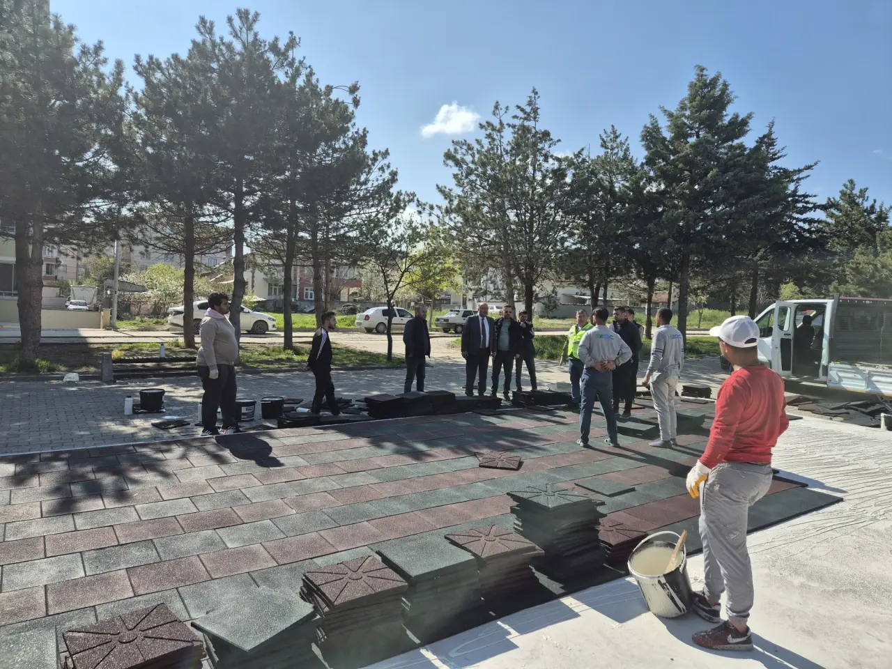 Merzifon’da Parklar Yenileniyor 1