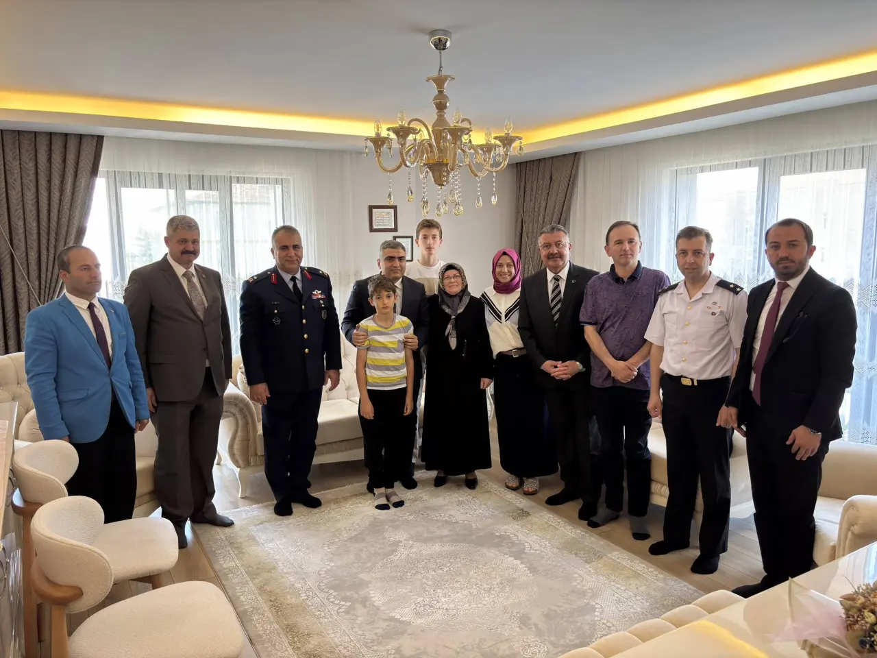 Merzifon’da Şehit Ve Gazi Ailelerine Bayram Ziyareti 3