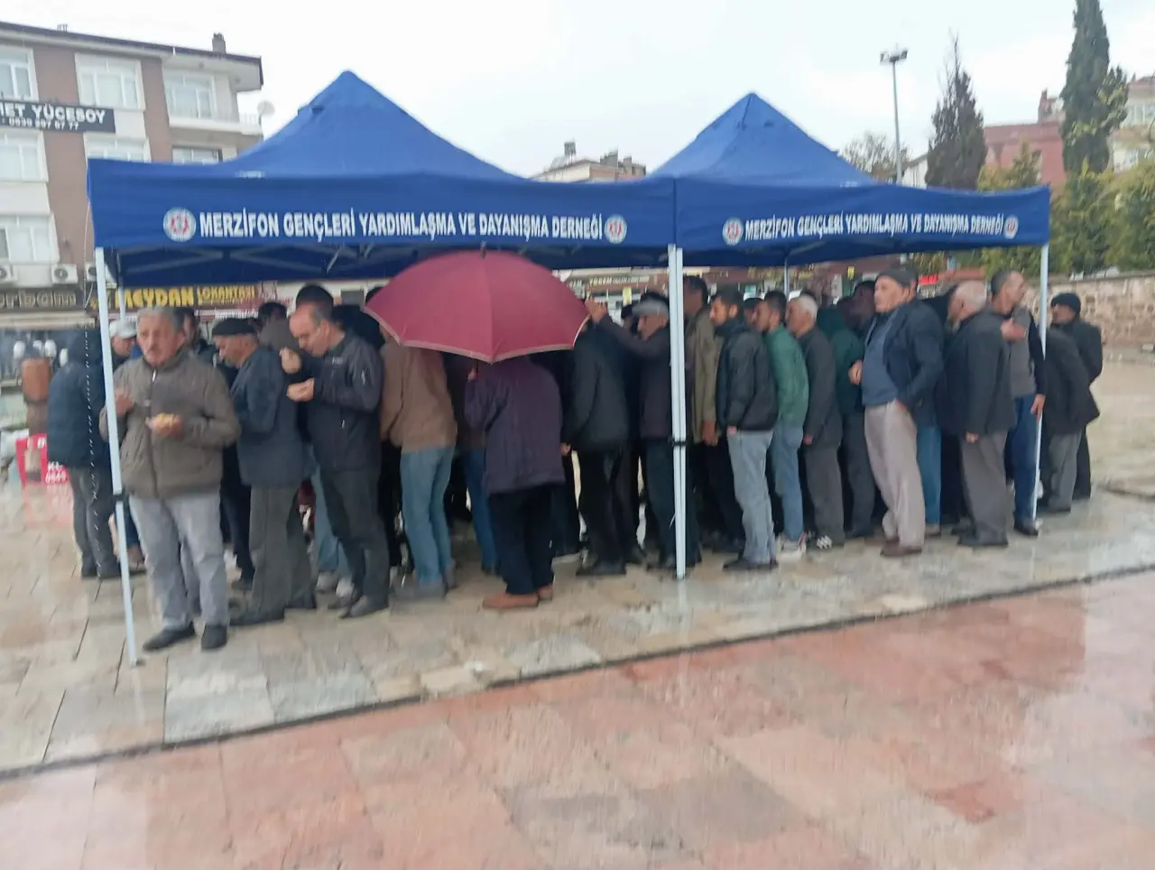 Merzifon’da Yağmura Rağmen Anlamlı Buluşma 6