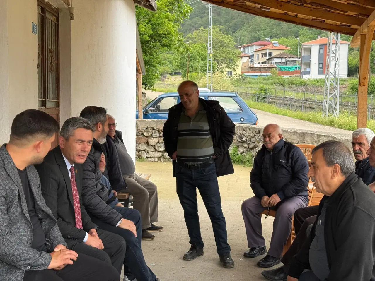 MHP Amasya Heyeti Afet Duasında 1