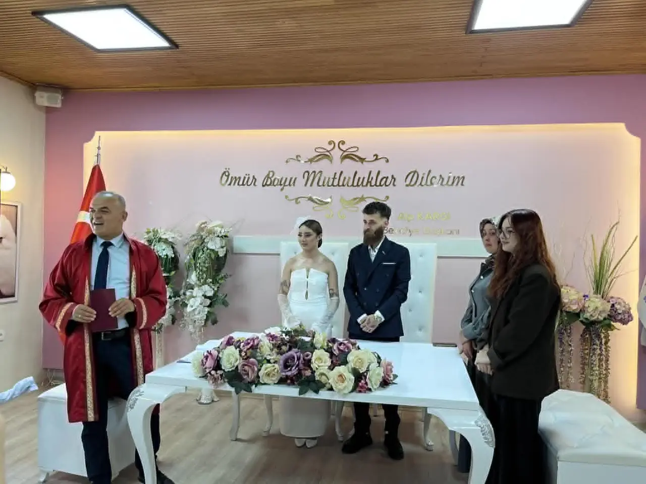 06.06.2026 Tarihi İçin Nikah Yoğunluğu! Merzifon’da 10 Çift “Evet” Dedi 1