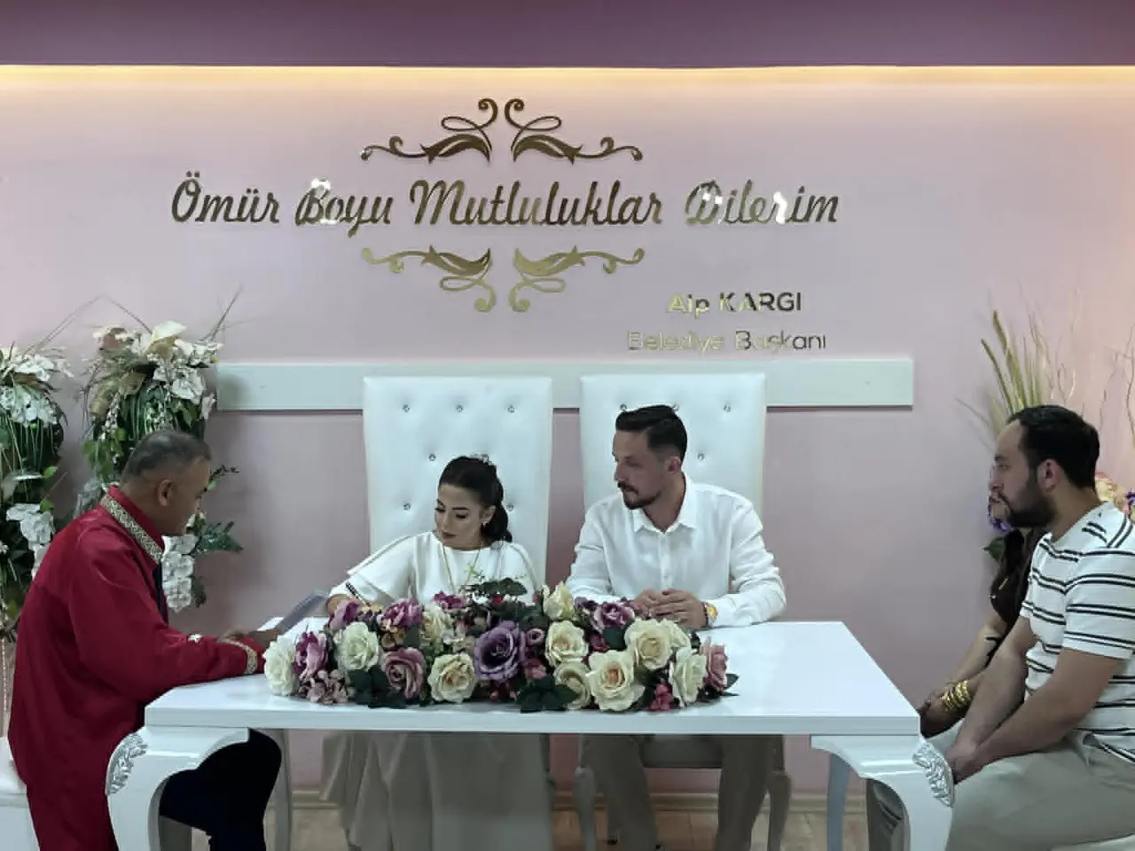 06.06.2026 Tarihi İçin Nikah Yoğunluğu! Merzifon’da 10 Çift “Evet” Dedi 4