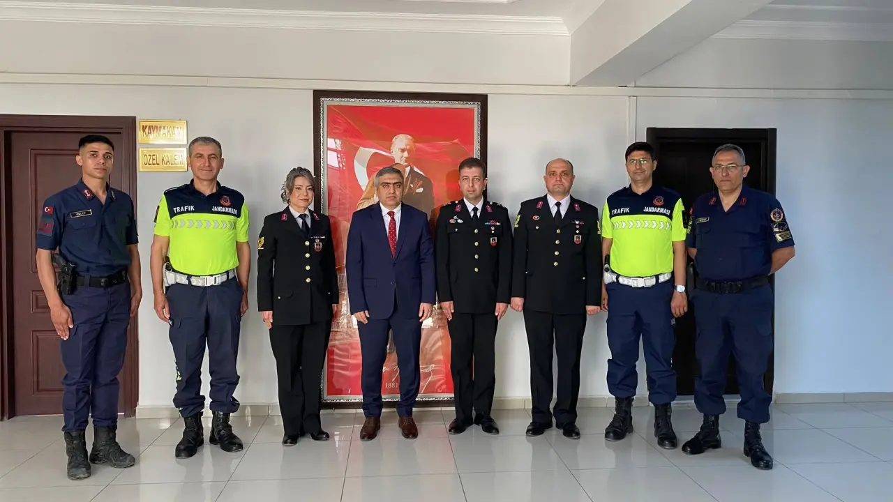 187 Yıllık Gurur! Kaymakam Karaaslan Jandarma Personelini Ağırladı 1