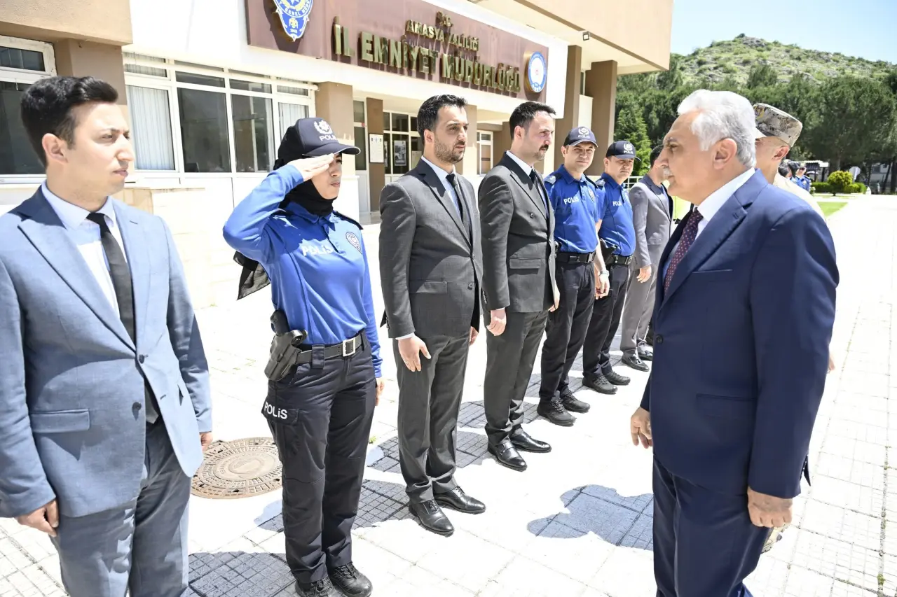 Amasya Emniyetinde Üst Düzey Temas 5