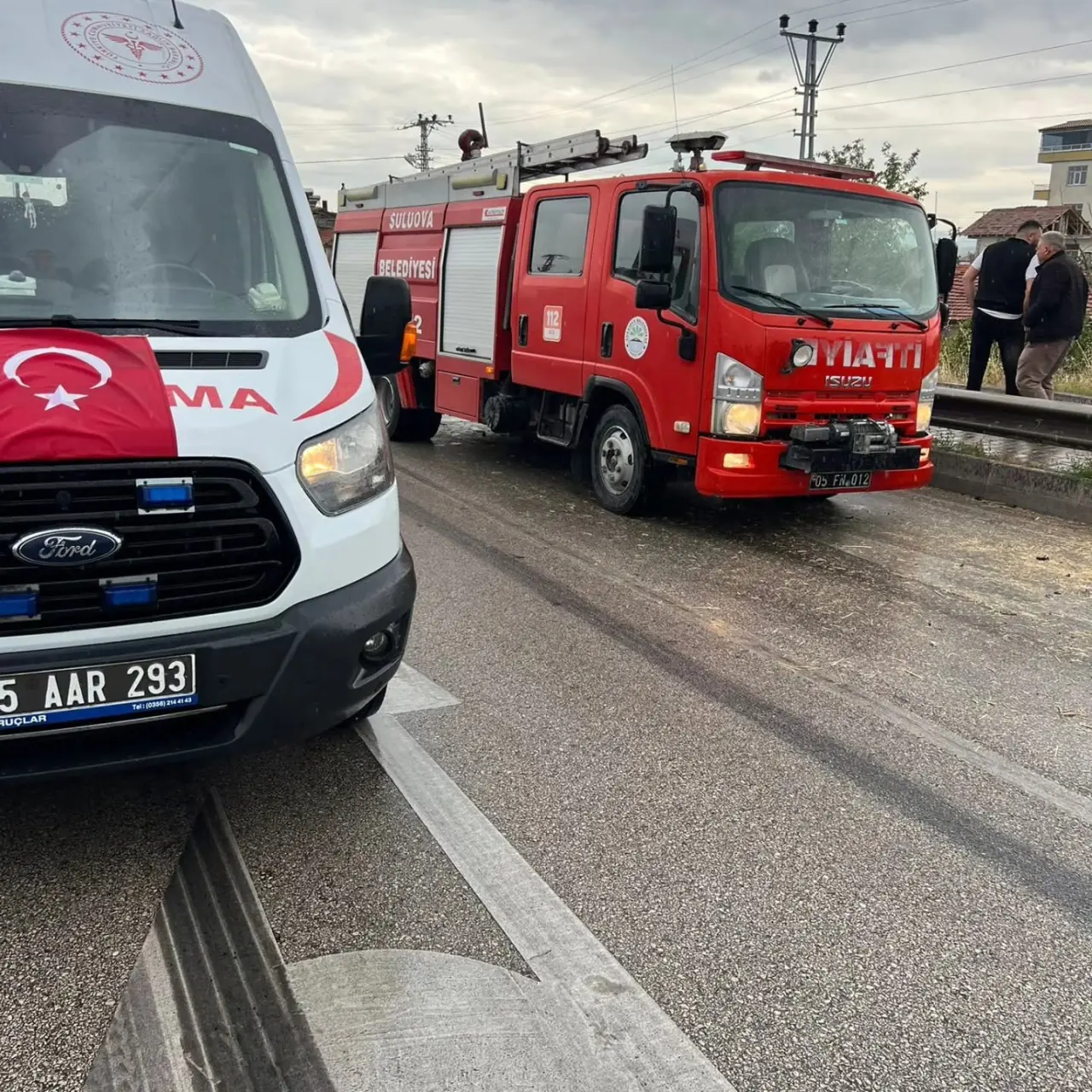 Amasya'da Korkutan Kaza: 4 Kişi Yaralandı 2