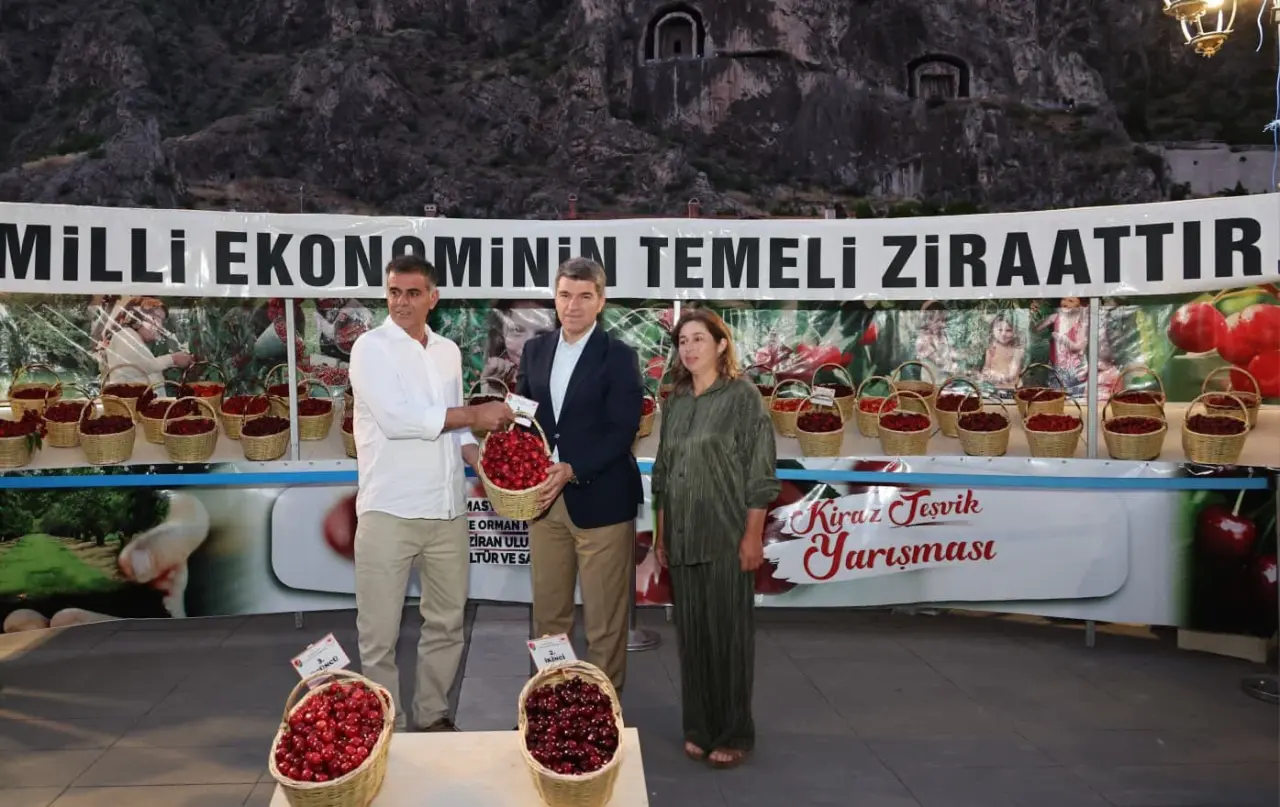 Amasya’nın En Tatlı Kirazı Belli Oldu! Üreticiler Ödüllerine Kavuştu 2