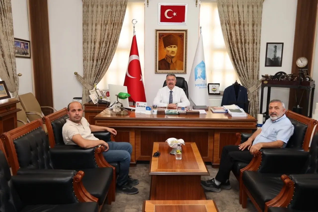 Başkan Alp Kargı Misafirlerini Belediyede Ağırladı 2