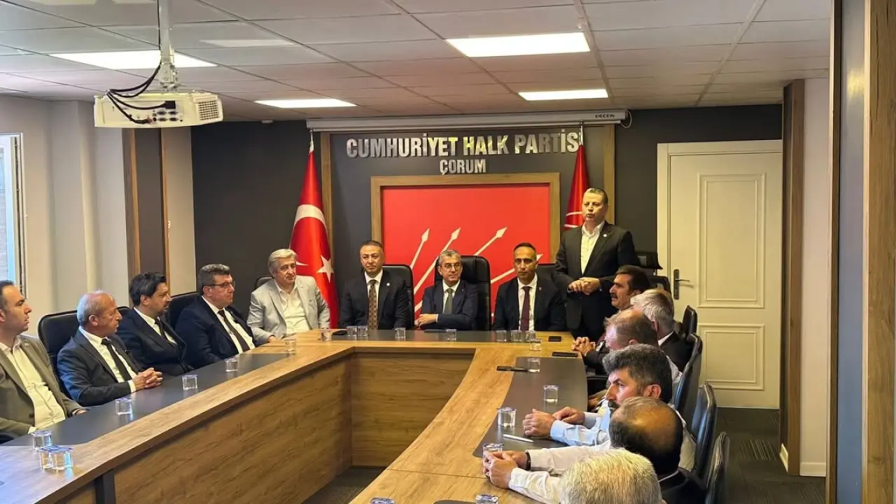 CHP Heyeti Çorum’da 1