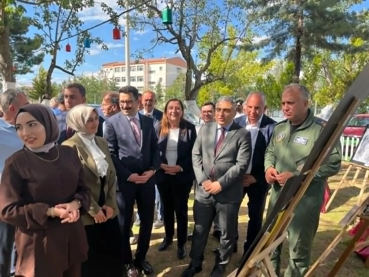 Gümüşhacıköy Açık Ceza İnfaz Kurumu'nda Sosyal Tesis ve Resim Sergisi Açıldı 1