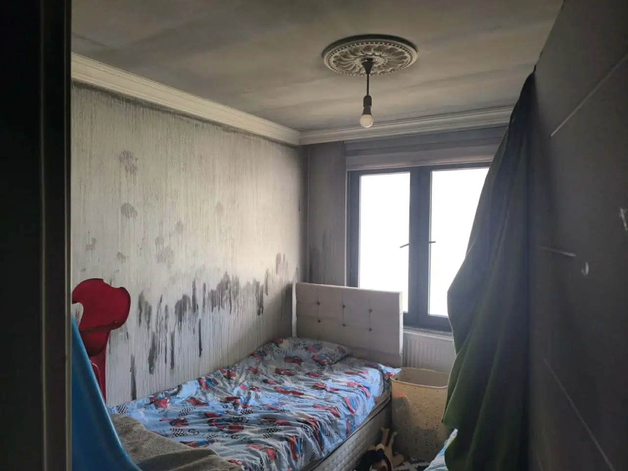 Merzifon Bahçelievler Mahallesi’nde Ev Yangını! 2
