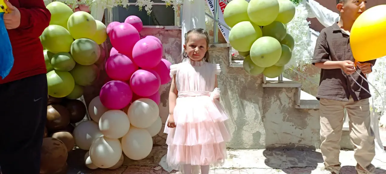 Minik Beyza’nın Zaferi Balonlarla Kutlandı 1
