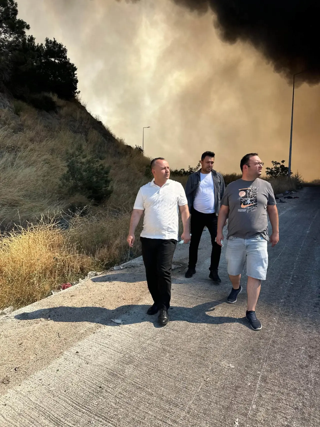 Amasya AKAB'da Korkutan Yangın! 2