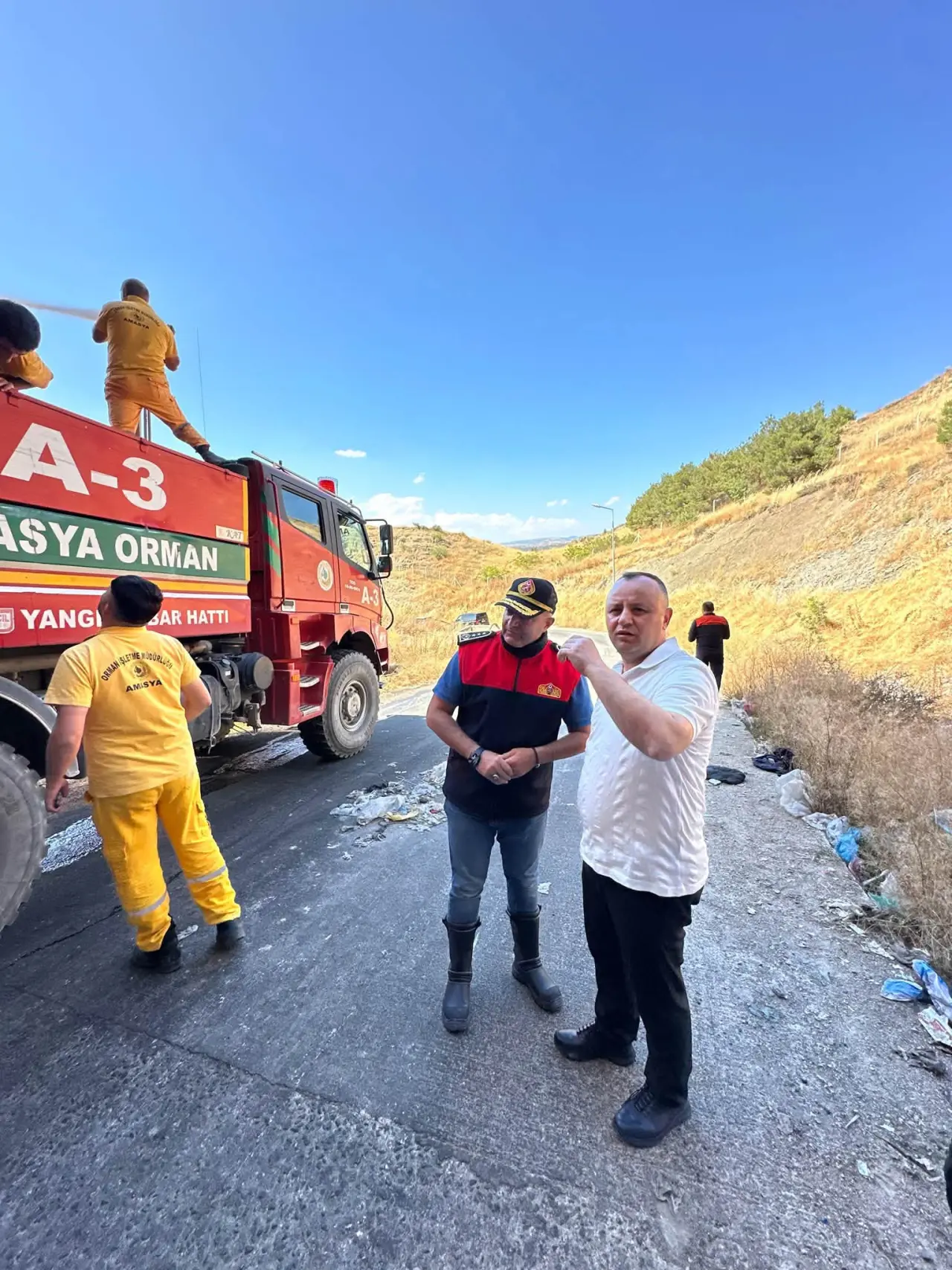Amasya AKAB'da Korkutan Yangın! 5