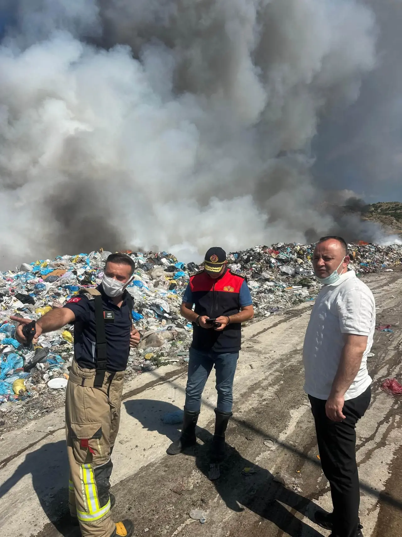 Amasya AKAB'da Korkutan Yangın! 1
