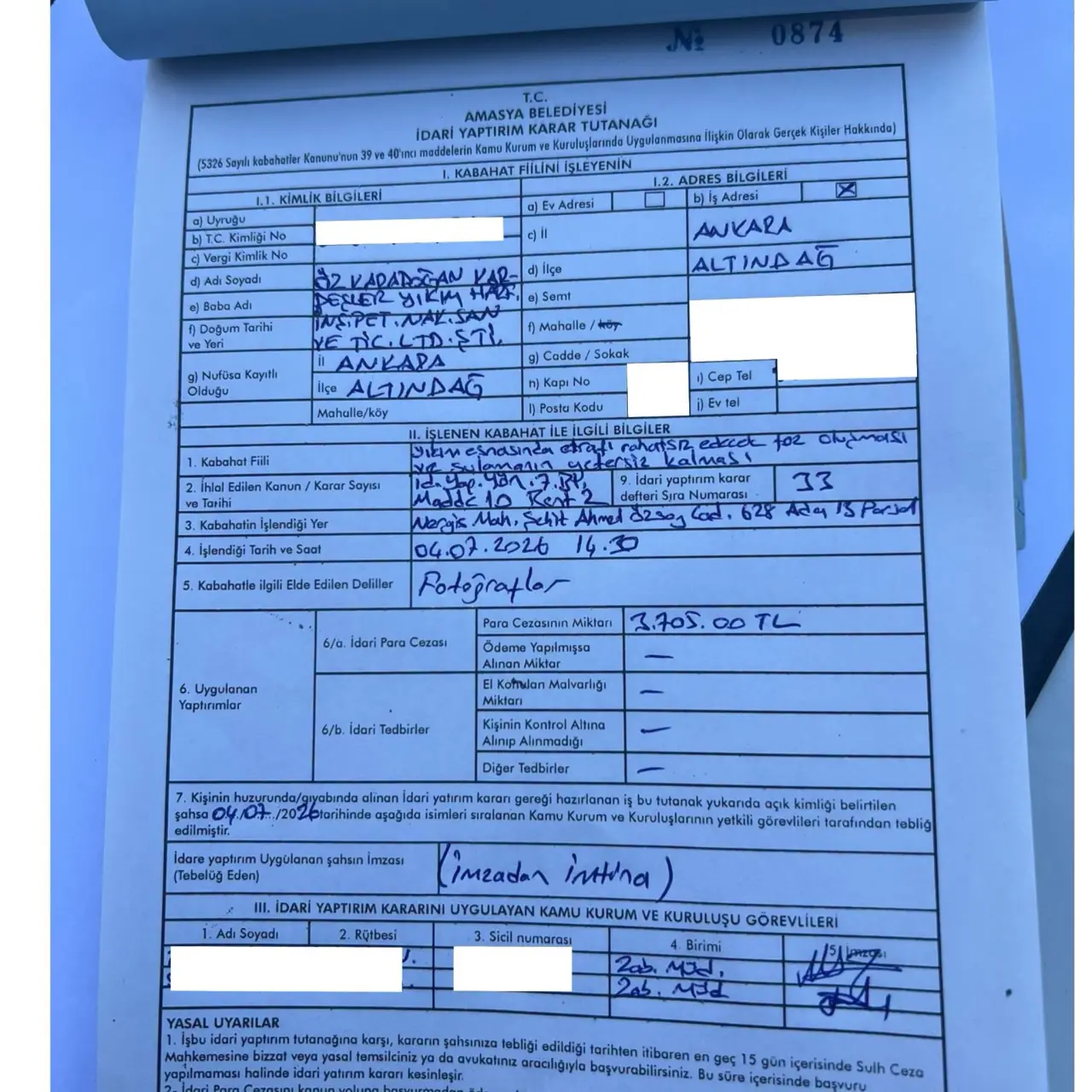 Amasya Belediyesi İhmale Geçit Vermedi 1