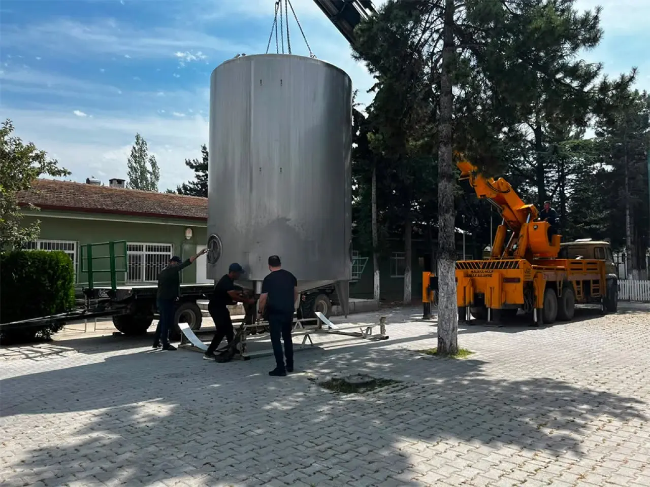 Amasya DSYB Yeni Tesisinde 25 Tonluk Süt Tankını Hizmete Aldı 1